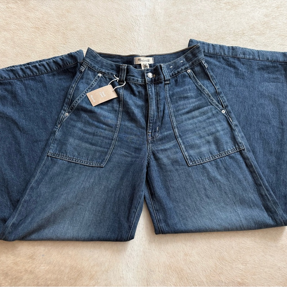 Madewell Indigo Wide-Leg Flare Jeans